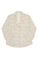 (24236WPLLN) ウララパジャマ デリア2 長袖ウィメンズペア アイボリー (30'S) Free Size