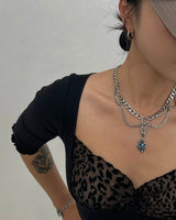 チェーンケープネックレスver.2/chain cape necklace Ver. 2