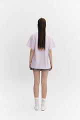 Ribbon Boxy T Purple