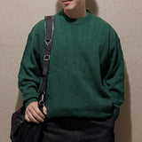 Usual Round Cable Knit - 5COLOR