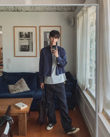 Dane raw wide denim