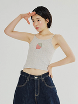 ストロベリーパッチノースリーブ