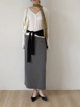 Diane Wrinkle Long Scarf