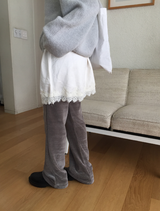 クッズベルベットブーツカットバンディングパンツ（4c）