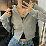 【BELLIDE MADE】RADD ニットツーウェイジップアップパーカー