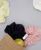 Lace Big Scrunchie - White