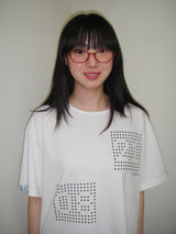 ドットシグネチャーTシャツ (ホワイト)