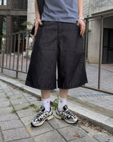Haven Check Pocket Bermuda Denim Pants
