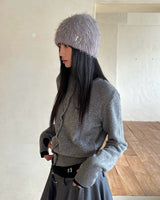 NEWALRIN emblem Fur Beanie