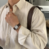  Cool Summer Premium Linen Overfit Shirt