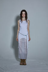 STRING SLEEVELESS TOP