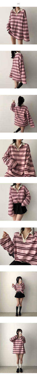 Ritz Dangara loose fit collar long sleeve shirt