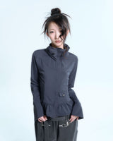 ラッフル2WAYジップアップ - Ash