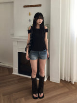 Lizzy Off-Shoulder Blouse (3 colors)