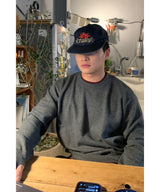 レイヤードウォーマーニット
