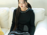 FRILL POCKET T (BLACK)