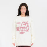 BEWARE SWEATSHIRTS-IVORY