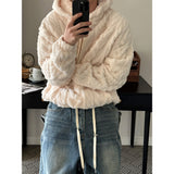 [F/W] Cable sheep hair hood knit(3color)