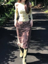 venice dot & frill midi SK