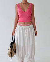 Hotping lace V-neck tank top