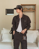 Merrick Herringbone Trucker Jacket