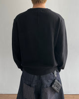 インセット レイヤード Vネック ニット