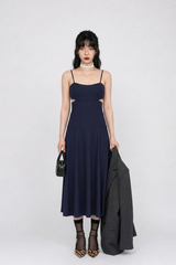 MOONLIT CUT-OUT DRESS