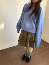 PREP Vネックニット（8color)
