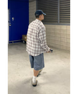 [1+1] Denim Carpenter Bermuda Shorts
