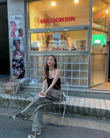 コットンパンツ (Khaki)