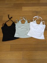 lace layered halter slvl