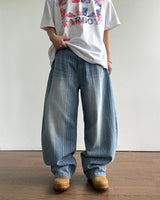 Haku Stripe Denim Pants