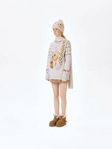 13DE MARZO Fair Isle Bear Beanie