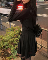 ドナプリテッドミニスカート