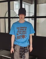 Hound Star Lettering Over Short Sleeve T-shirt