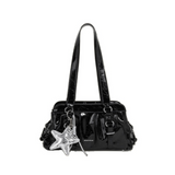 Narin Glossy Shoulder Bag