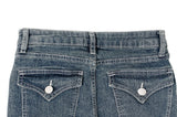 Shingo Stitch Back Pocket Washing Bootcut Denim Pants