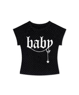 dot pop baby tee (3colors)