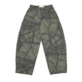Tree denim pants