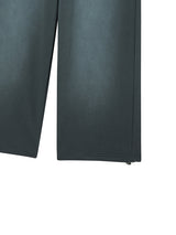 WASHED WIDE SWEATPANTS CHARCOAL