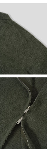 [Unisex] アンゴラカラニットジップアップ(6color)