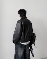 フィオラクロップレザージャケット