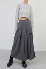 Elena Team Wool Long Skirt