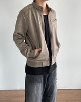 Dusk Suede Biker Jacket