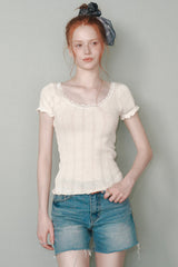 ソフトクリームTシャツ [Ivory]