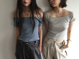 Muse Off-shoulder T-shirt (3color) 