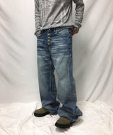 5-Button Fly Flared Denim Pants