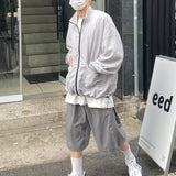 ツータックワイドバンディングハーフパンツ　2色