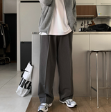 Ever Ranger Round Tuck Side Banding Semi-Wide Slacks