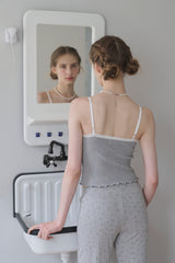 Cinamon Sleeveless - Pink Gray